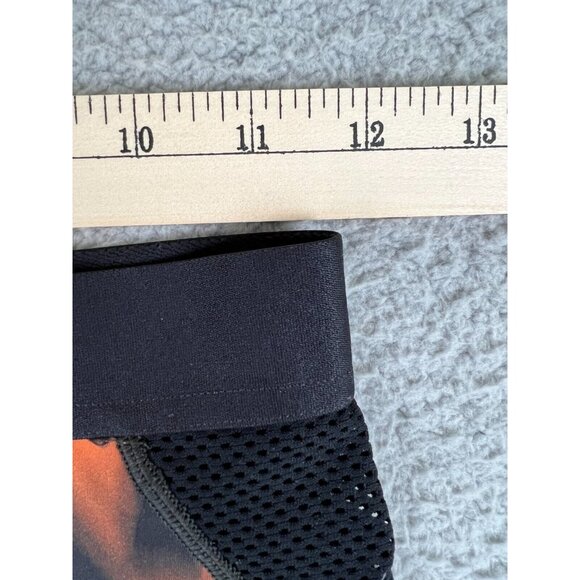 Savage X Fenty High Rise Fast Lane Leggings Black Small S Rihanna Flames Mint - Picture 7 of 11